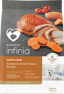 Exclusive Pet Food Infinia Puppy Turkey & Sweet Potato Recipe