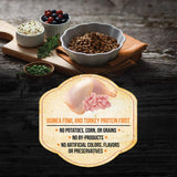 Fussie Cat Market Fresh Grain Free Guinea Fowl & Turkey Meal Recipe Dry Cat Food