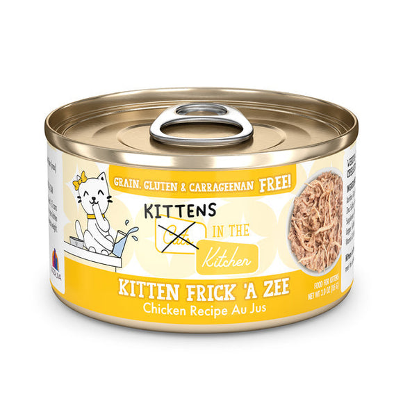 Weruva Cats in the Kitchen Kitten Frick 'A Zee Chicken Recipe Au Jus Cat Wet Food (3.0 Oz - 12pk)