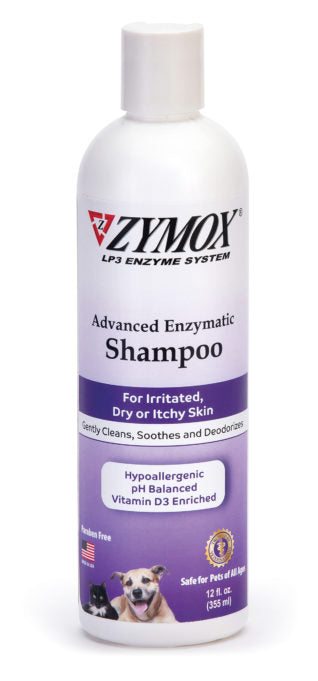 ZYMOX Advanced Enzymatic Shampoo for Dogs and Cats (12 oz)