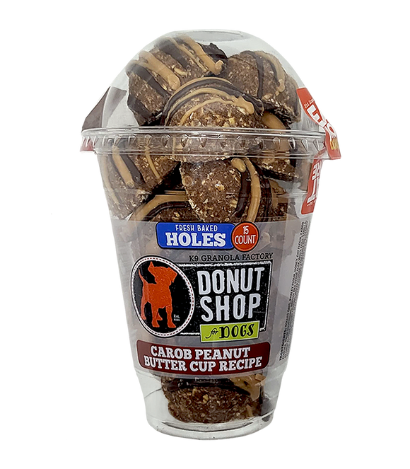 K9 Granola Donut Holes Carob Peanut Butter Cup Recipe Dog Treats