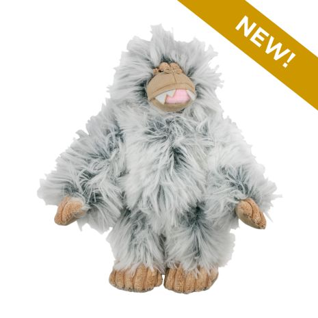 Tall Tails Mini Yeti With Squaker Dog Toy (7” / 8