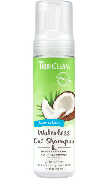 TropiClean Dander Reducing Waterless Cat Shampoo